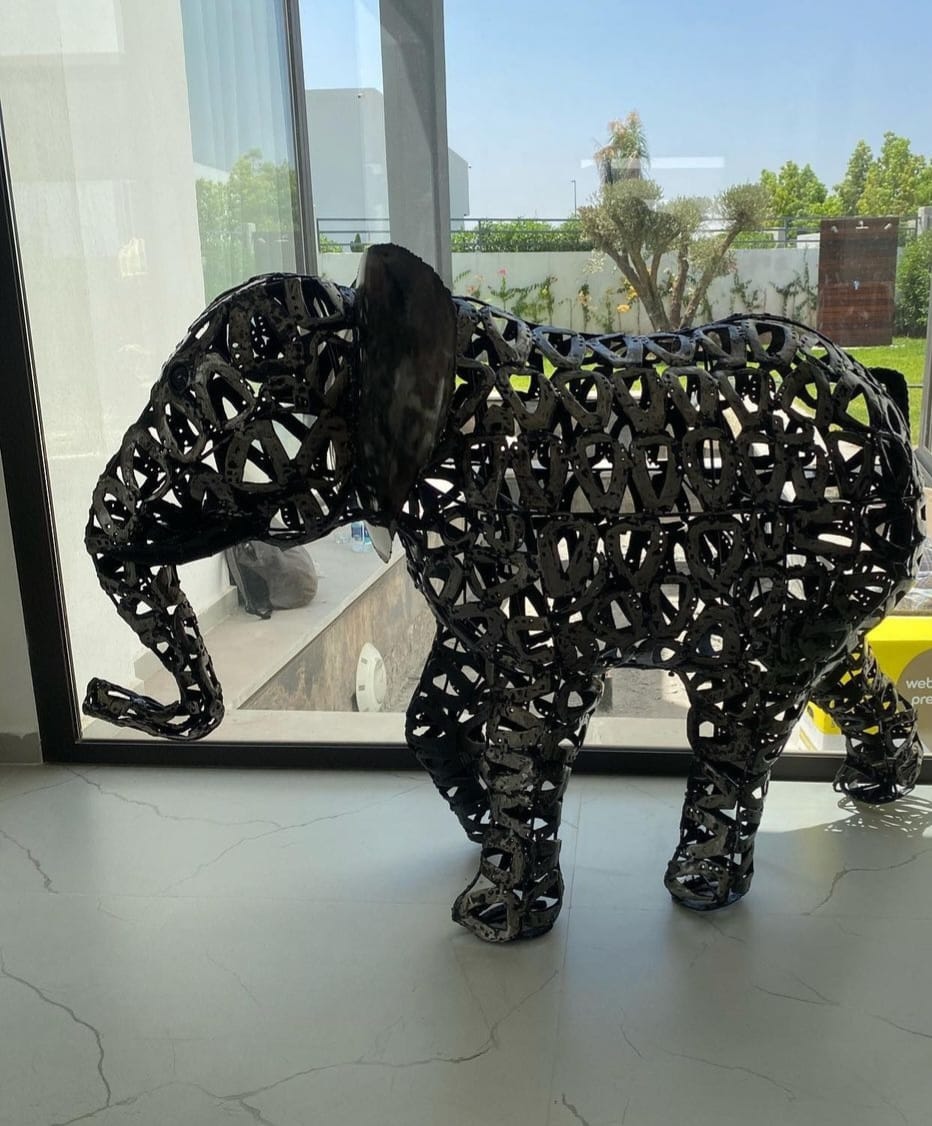 Olifant sculptuur interieur